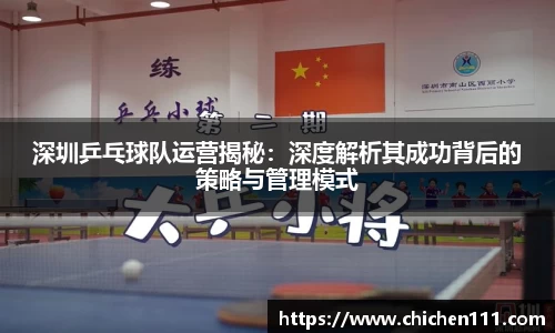 深圳乒乓球队运营揭秘：深度解析其成功背后的策略与管理模式
